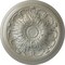 Ekena Millwork Damon Ceiling Medallion (Fits Canopies up to 3 3/8"), Hand-Painted Flash Gold, 20"OD x 1 1/2"P CM20DAFLS - alternate 1